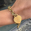 Tiffany & Co. 18 Carat Yellow Gold Chain Diamond Charm Bracelet