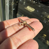 Late Victorian 15 Carat Rose Gold Antique T-bar Pendant, Circa 1900
