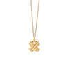 Tiffany & Co. Signature X Diamond & 18 Carat Yellow Gold 'Kiss' Pendant Necklace