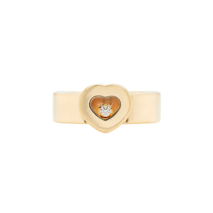Chopard Happy Diamond Icons Heart 18 Carat Yellow Gold Dress Ring