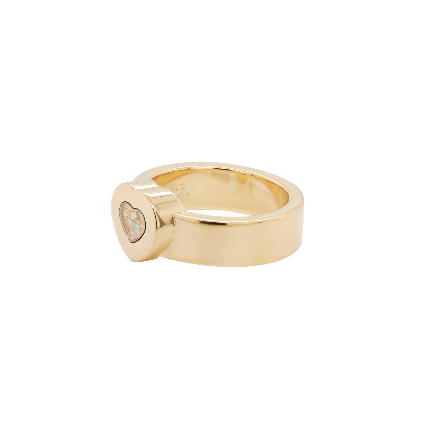 Chopard Happy Diamond Icons Heart 18 Carat Yellow Gold Dress Ring