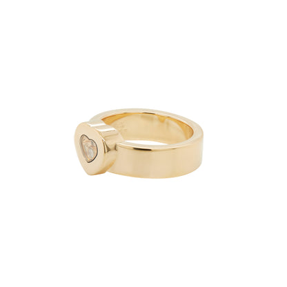 Chopard Happy Diamond Icons Heart 18 Carat Yellow Gold Dress Ring