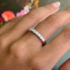 Mappin & Webb Diamond Half Eternity Platinum Ring