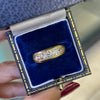 Antique Old Cut Diamond 18 Carat Yellow Gold Five-Stone Ring, 1886