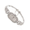 Antique Old Cut Diamond and Platinum Art Deco Cocktail Watch, circa 1920's
