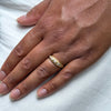 18ct Yellow Gold Five Stone Diamond Vintage Twist Ring