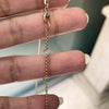 necklace chain detail  - Chopard 18ct Gold Happy Hearts James Bond 007 Limited Edition Diamond Pendant