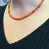 Coral and 18 Carat Yellow Gold Bead Necklace