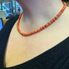 Coral and 18 Carat Yellow Gold Bead Necklace