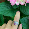 Chaumet Pink Sapphire and Diamond 18 Carat Gold Charm Ring