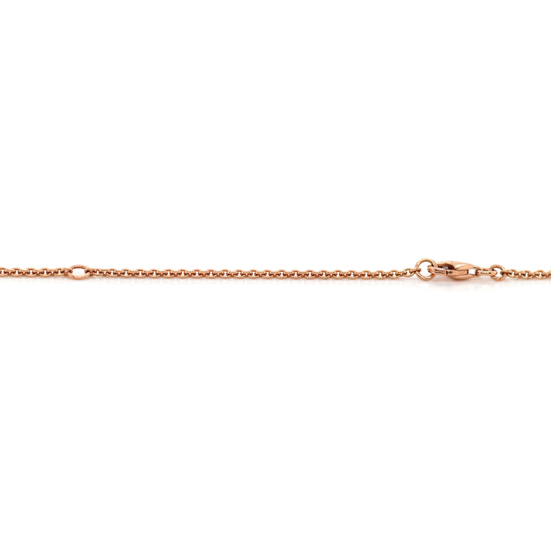 6.91ct Pear Cabochon Opal and Diamond Cluster 18ct Rose Gold Necklace