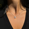 Tiffany & Co Victoria Mixed Diamond Cluster Platinum Pendant Necklace
