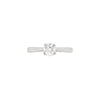 David Morris 0.57ct F VS1 Diamond Platinum Solitaire Engagement Ring