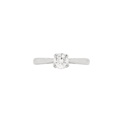David Morris 0.57ct F VS1 Diamond Platinum Solitaire Engagement Ring