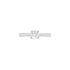 David Morris 0.57ct F VS1 Diamond Platinum Solitaire Engagement Ring