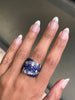 Wempe Sapphire and Diamond Cocktail Ring