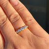 Antique Old Cut Diamond 18 Carat Yellow and White Gold Five-Stone Ring