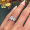 1930s 1.05ct Transitional Cut Diamond Platinum Engagement Ring