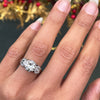 1930s 1.05ct Transitional Cut Diamond Platinum Engagement Ring
