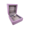 Fabergé 'Treillage' Brushed 18K White Gold and Diamond Quilted Dome Ring
