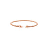 Anna Penelope Mini Diamond and 18 Carat Rose Gold Tennis Bracelet