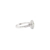 Vintage Inspired Round Old Cut Diamond 18 Carat White Gold Cluster Ring