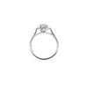 Vintage Inspired Round Old Cut Diamond 18 Carat White Gold Cluster Ring