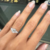 1.30ct Old Mine Cut Diamond and Platinum Engagement Ring