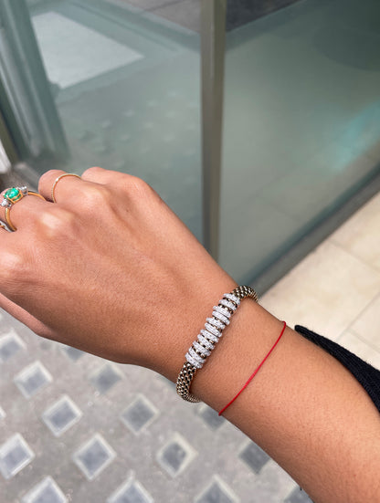 FOPE 18K White and Rose Gold Bracelet