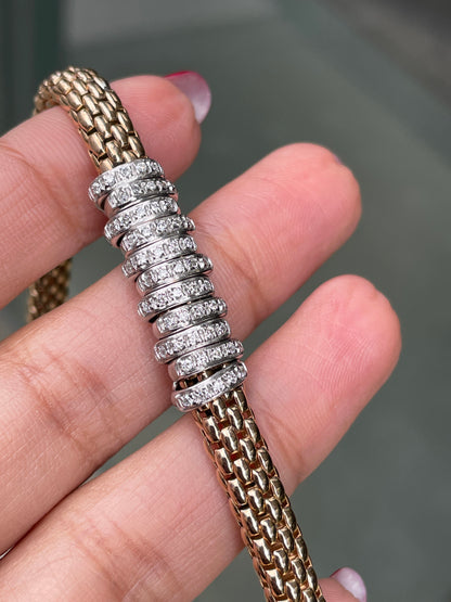 FOPE 18K White and Rose Gold Bracelet