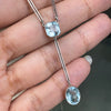 landing holding detailed view of 1920's Aquamarine and Palladium Drop Necklace