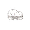 Stephen Webster Thorn Diamond Open Work Wide Bangle in 18 Carat White Gold