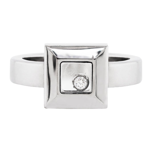 Chopard Happy Diamond Icons 18 Carat White Gold Ring