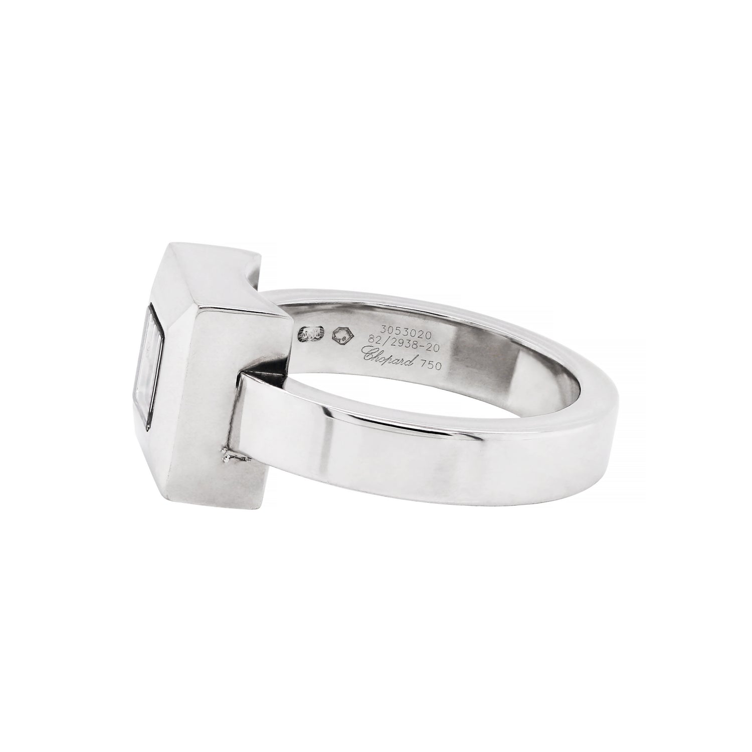 Chopard Happy Diamond Icons 18 Carat White Gold Ring