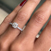 1.00 Carat Brilliant Cut Diamond 18 Carat White Gold Engagement Ring