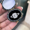 1.20ct H SI2 Emerald Cut Diamond 18 Carat White Gold Engagement Ring