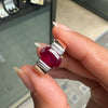 2.60 Carat Ruby and Diamond 14 Carat Rose Gold Ring, Circa 1960s