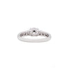 0.57ct F VS2 Round Brilliant Cut Diamond 18 Carat White Gold Engagement Ring
