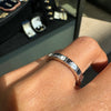 Cartier Lanières 18 Carat White Gold Wedding Band Ring