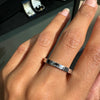 Cartier Lanières 18 Carat White Gold Wedding Band Ring