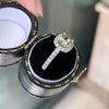 1.20 Carat Champagne Diamond Platinum Engagement Ring