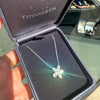 Tiffany & Co Victoria Mixed Diamond Cluster Platinum Pendant Necklace