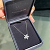 Tiffany & Co Victoria Mixed Diamond Cluster Platinum Pendant Necklace