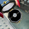 0.91ct Victorian Old European Cut Diamond and Platinum Solitaire Engagement Ring