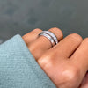 Piaget Possession Diamond and 18 Carat White Gold Spinning Band Ring
