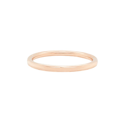 Antique Plain Hollow Bangle Bracelet in 15 Carat Rose Gold, London, 1920