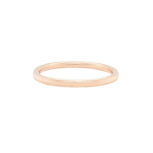 Antique Plain Hollow Bangle Bracelet in 15 Carat Rose Gold, London, 1920