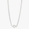 Vintage 'Diamonds by the Yard' Chain Necklace in 14 Carat White Gold