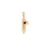 Scroll Mezuzah Charm in Polished 18 Carat Yellow Gold