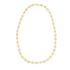 18 Carat Yellow Gold Anchor Mariner Link Chain Necklace